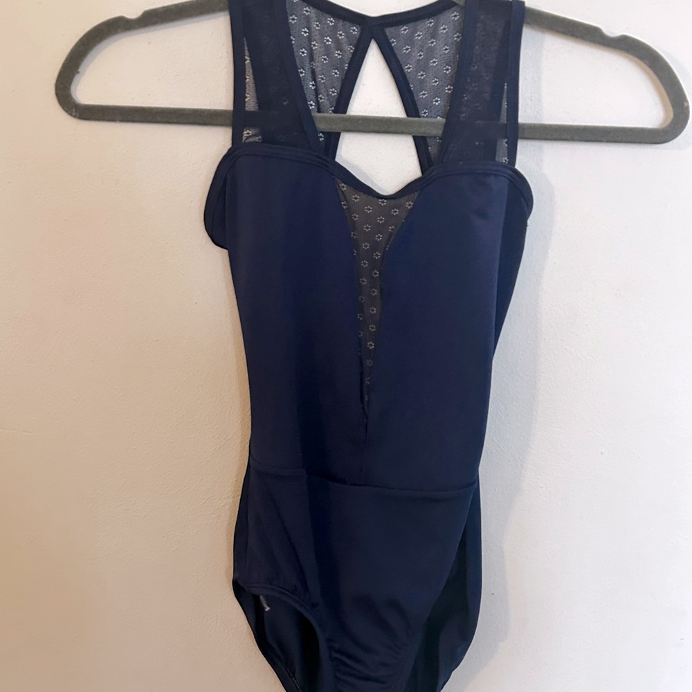 Body Wrappers Navy Blue Premiere Collection Leotard